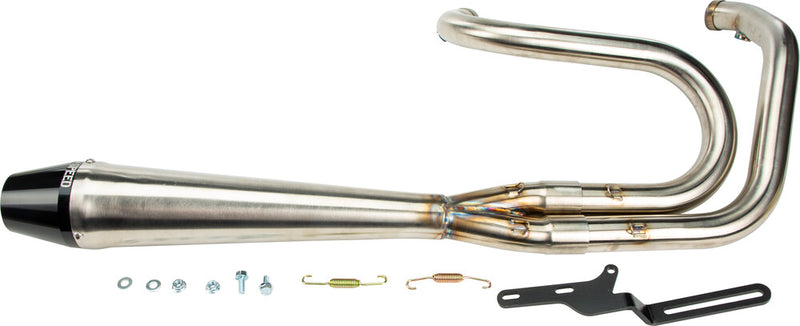 Sawicki 2IN1 Dyna Full Length Brushed SS For Harley Dyna 1991-2017