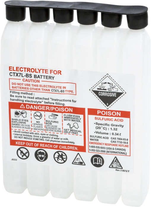 Fire Power 49-3022 340CC CTX SEALED BATTERY ELECTROLYTE PACK 336CC