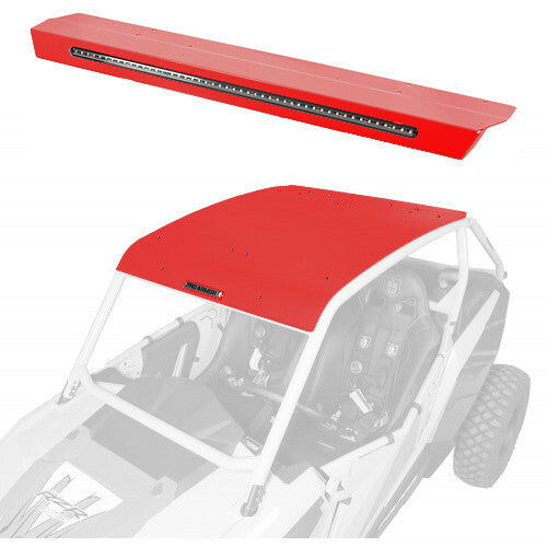 Pro Armor 67-141123RD P141R123RD ASYLUM ROOF W/ LIGHT BAR RED