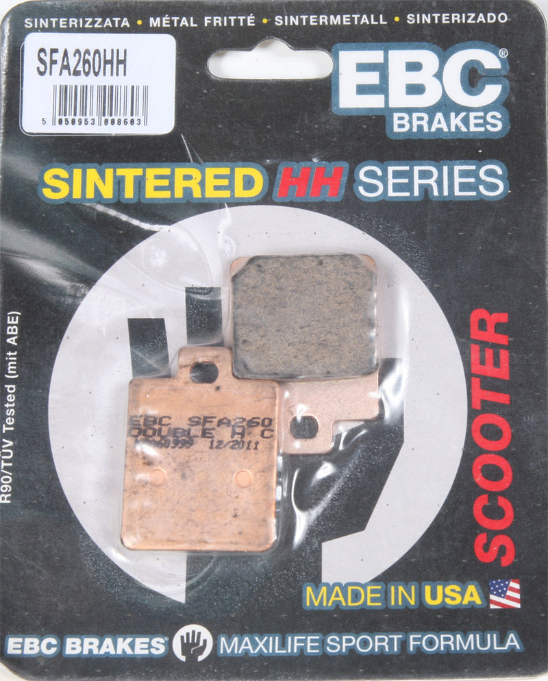 EBC Brake Pads Double-H Sintered - SFA260HH Piaggio 400 / 500 2008-2010
