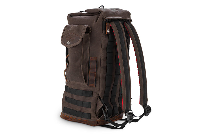 Burly Brand 750-05516 B15-1013D SISSY BAR BAG DARK OAK