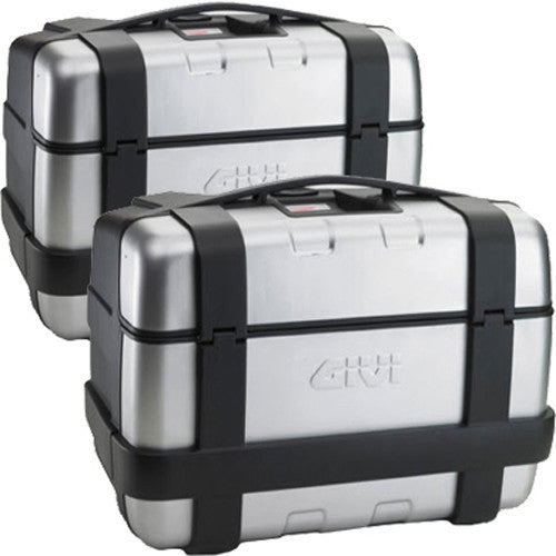 Givi Trekker Side Cases 46L 20.7X12.2X16.2" Pair - TRK46PACK2A For Ducati Motorcycles 2003-2018 | Honda Motorcycles 1990-2019