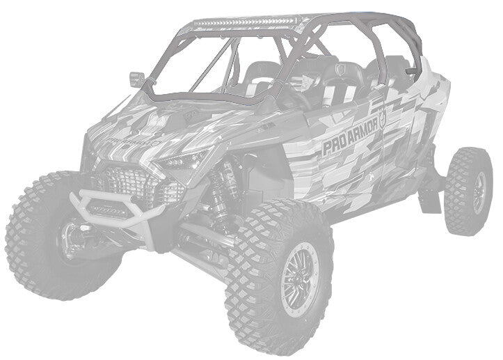 Pro Armor PRO R MP Cage With V Intrusion Ghost Grey - P2112C055GG Polaris RZR 2022