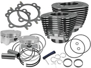 S&S Cycle 910-0651 07-17 BT Models 110in Sidewinder Big Bore Kit - Wrinkle Black - Photo - Primary
