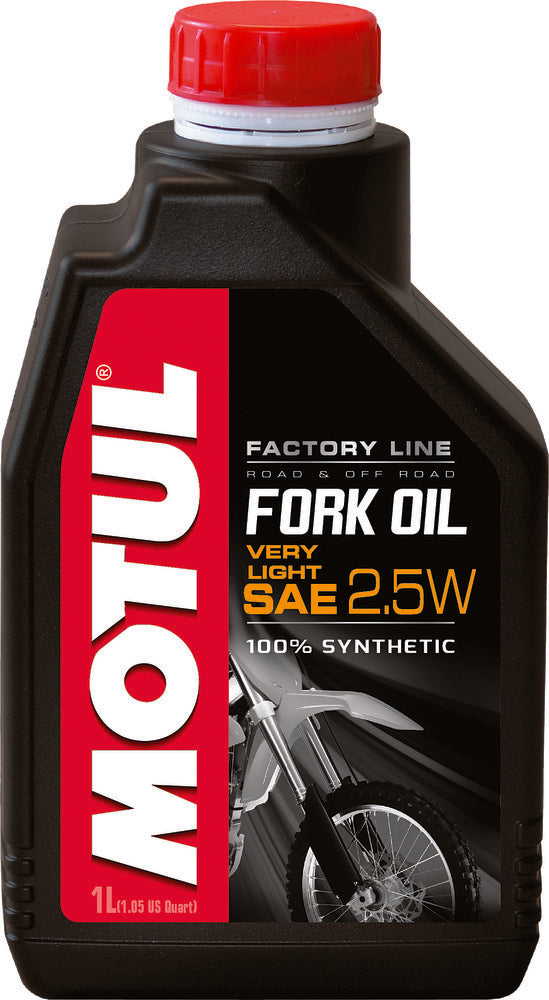 Motul Factory Line Fork OIL 2.5W 1L - 105962/112974 For Ducati Motorcycles 2012-2018 | Triumph Motorcycles 2012-2018 | Suzuki Motorcycles 2012-2018