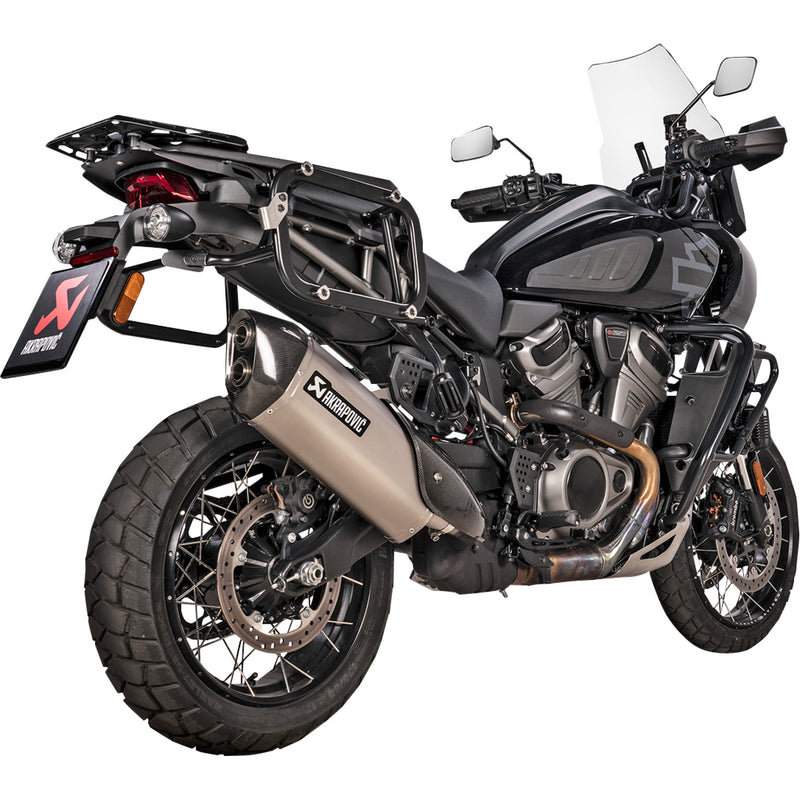Akrapovic Slip-On Line Muffler - S-HD12SO1-HAFT For Harley Pan America 2021-2024