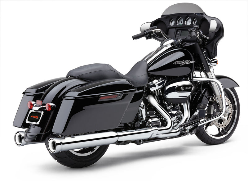 Cobra 4" NH Slip-ONS Chrome FLH FLT - 6109 For Harley Touring 2017-2026