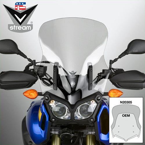 National Cycle Vstream Sport Tour Screen Light Smoke Replacement - N20305 Yamaha 1200 / Super Tenere 2012-2013