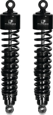Progressive Suspension 413-4039B Progressive Harley 413 Series Shocks 15.0in - Black - Photo - Primary