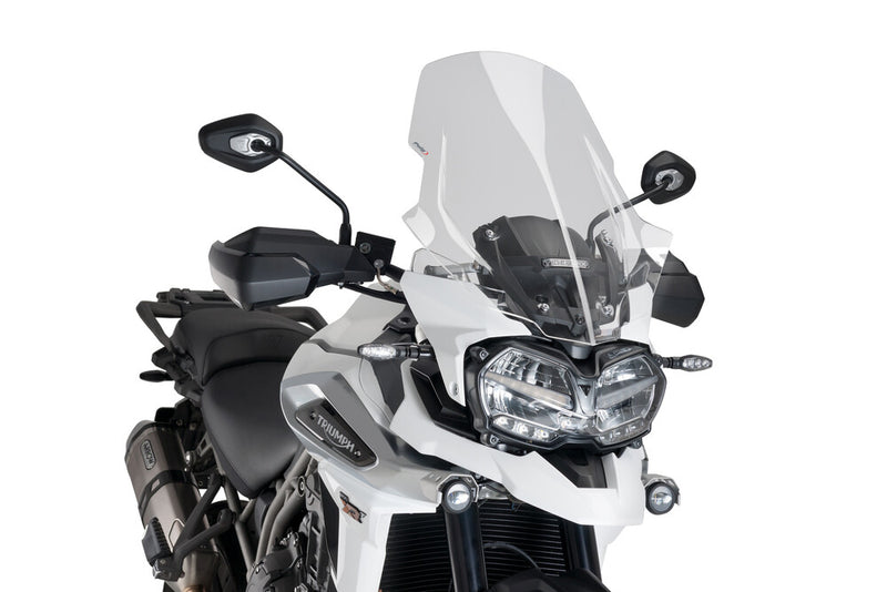Puig Hi-Tech Parts Windscreen Touring Clear - 9613W Triumph Tiger / Tiger Explorer 2018-2020