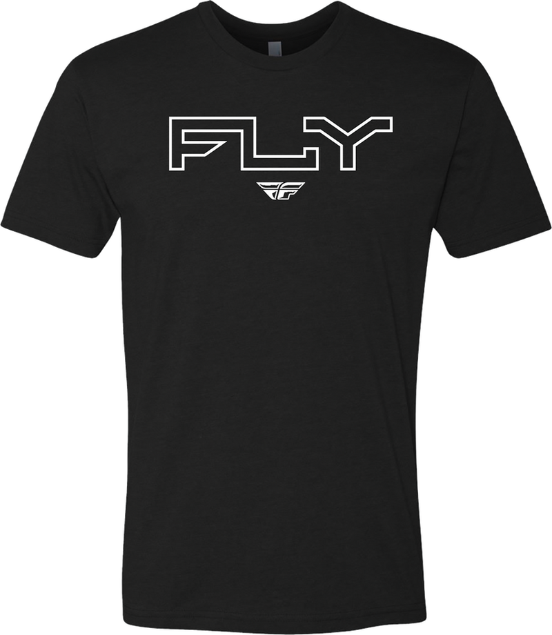 Fly Racing 354-0308M 354-0308M FLY EDGE TEE BLACK MD