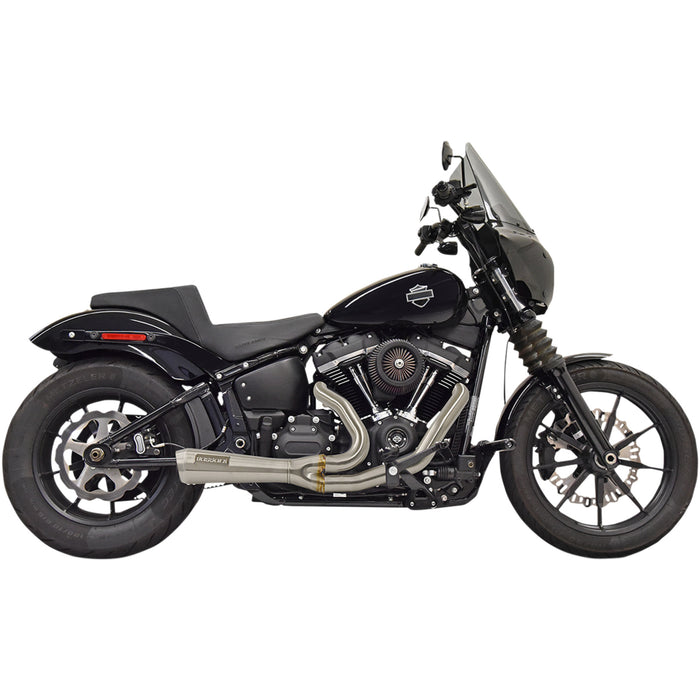 BASSANI XHAUST 1800-2491 1S73SS The Ripper Short Road Rage 2-into-1 Exhaust System - 2:1 Short Exhaust - Stainless Steel