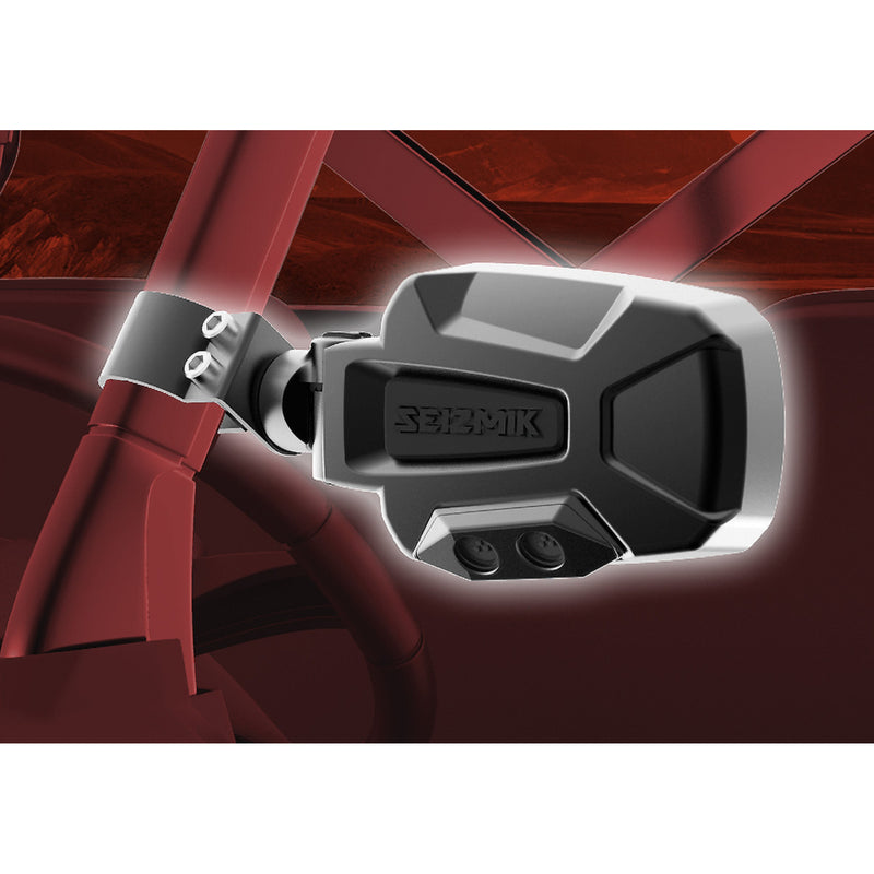 SEIZMIK 0640-1357 56-18088KIT Pursuit Night Vision Sideview Mirrors Mirrors - Pursuit Night Vision - Side View - Rectangle - Black - Pro Fit/Profiled ROPS