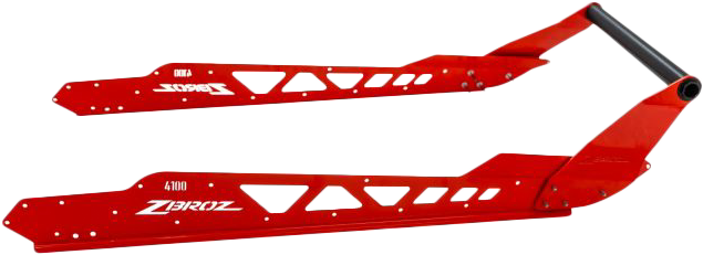 Zbroz Rear Bumper RED Lynx Shredder 4100 Series - K40-0823565-02 Lynx Shredder 2023-2025