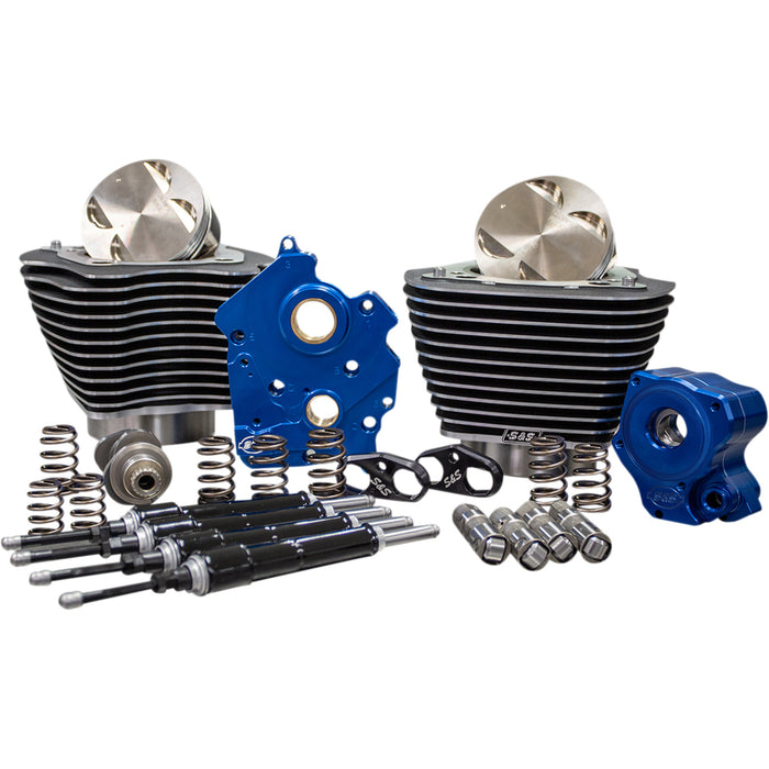 S&S CYCLE 0904-0089 310-1054B 124" Power Package Engine Performance Kit — 124" - Chain Drive
