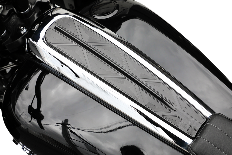 Kens Factory Dash Insert Single Groove Black - KFD-10 For Harley Touring 2021-2022