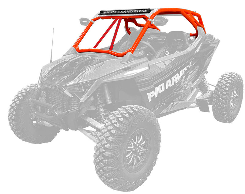 Pro Armor PRO R Cage With V Intrusion RED - P2111C055RD Polaris RZR 2022