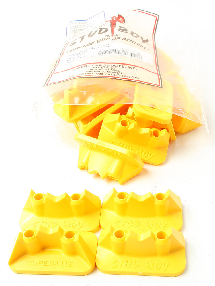 Stud Boy 18-33940Y 2522-P1-YEL SUPER-LITE PRO SERIES DOUBLE BACKERS .75" 24/PK YELLOW