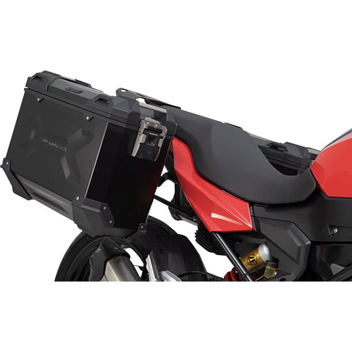 SW-MOTECH 3580-0453 KFT.07.949.70000/B TRAX ADV Aluminum Case System black - bmw f 900 '20-'24