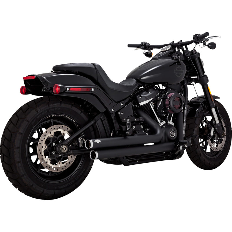 Vance & Hines Big Shot 2-Into-2 Exhaust System - 47341 For Harley Softail 2018-2024