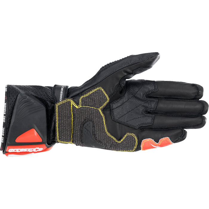 ALPINESTARS GP Tech V2 S Gloves Black/White/Fluo - Red