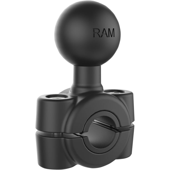 RAM MOUNTS 0636-0059 RAMB408-37-62U Torque™ Handlebar/Rail Mount Base with 1" Ball Ball Mount - Bar Clamp Base - 3/8" - 5/8"