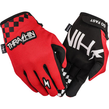 THRASHIN SUPPLY CO. Go Fast Stealth Gloves Red