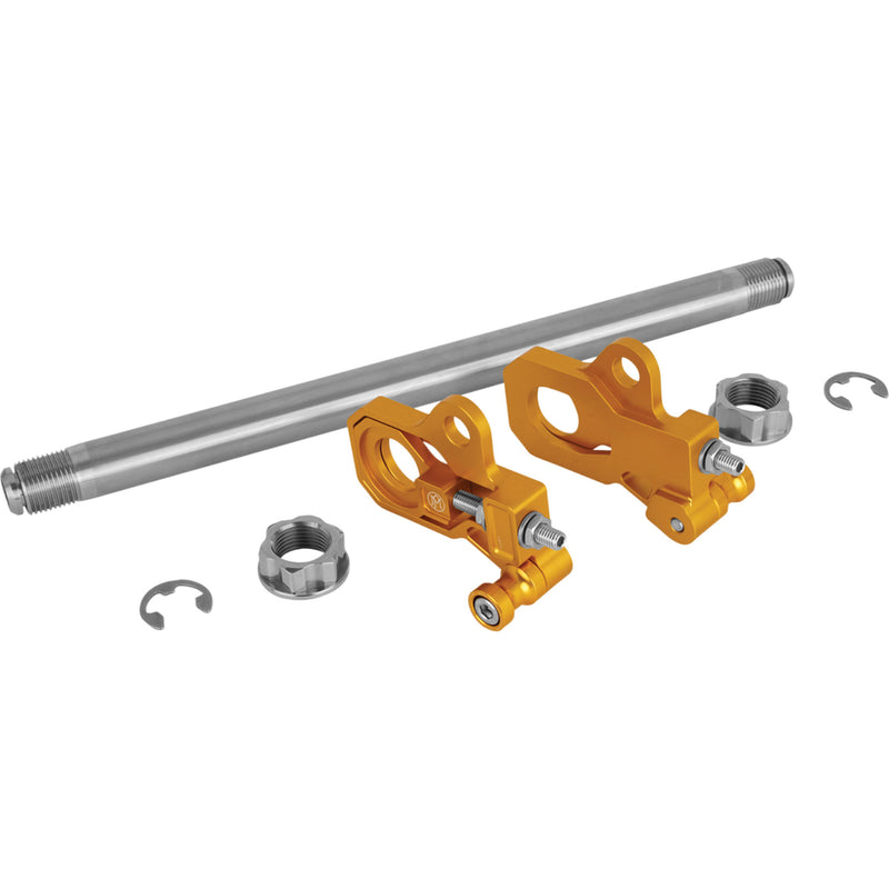 Performance Machine (pm) Axle Adjuster - 0117-0028M-G For Harley Touring 2009-2022