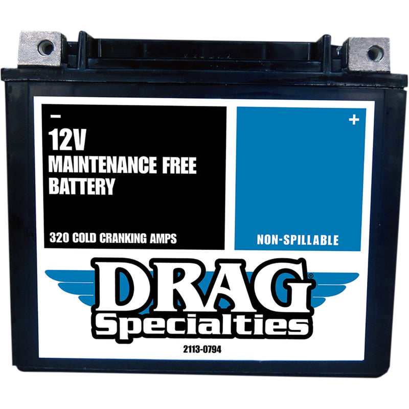 Drag Specialties YTX Battery - 2113-0794 For Harley Motorcycles 1999-2023