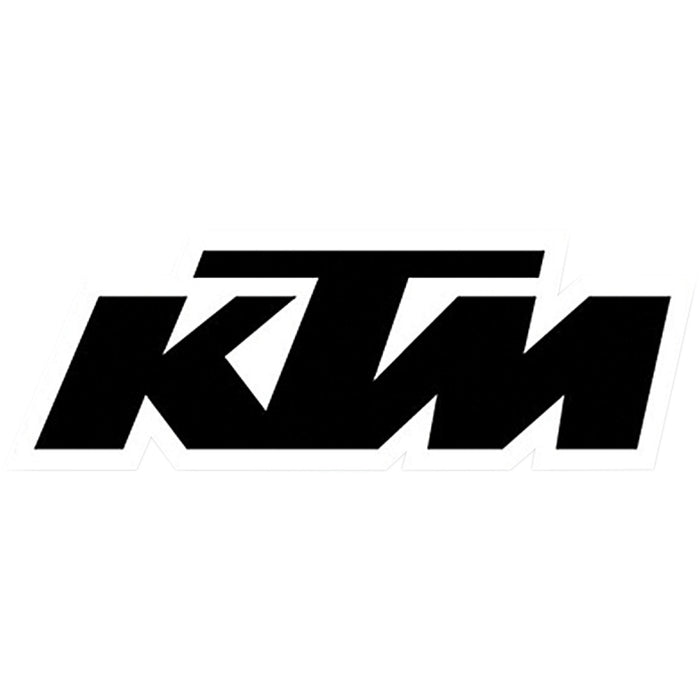 FACTORY EFFEX 4320-1873 19-94552 Die-Cut Logo Decal Die-Cut Decal - 1' - KTM Black