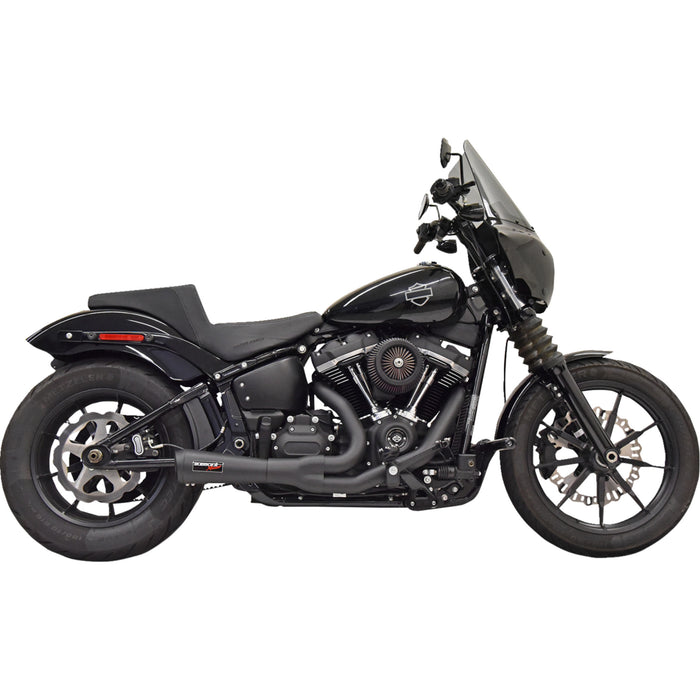 BASSANI XHAUST 1800-2671 1S73RBE 2-into-1 Ripper Short Exhaust System - Black - 49-State