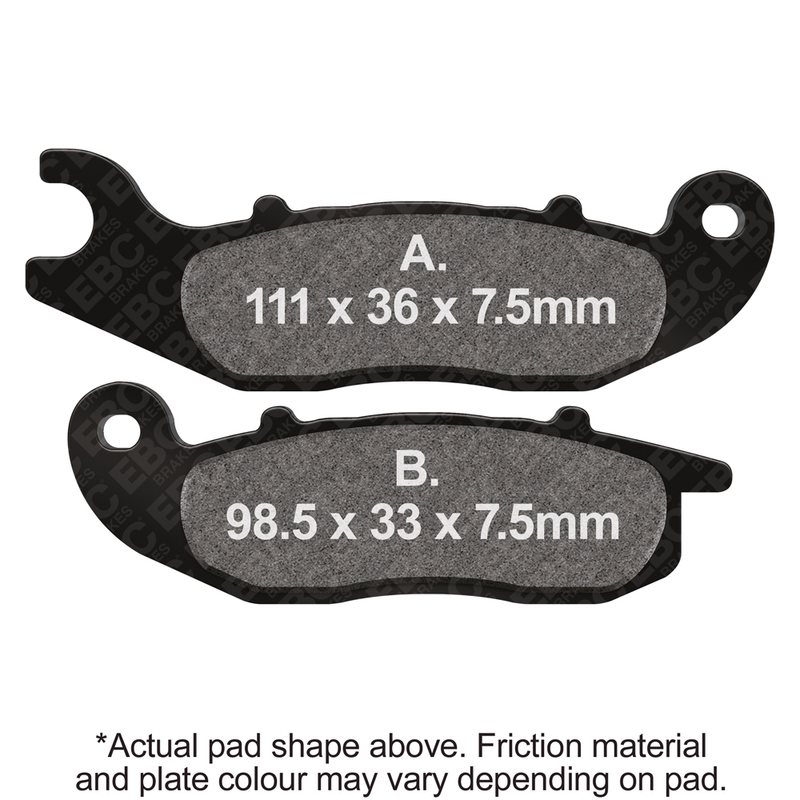 Ebc 153-693 SFA693 BRAKE PADS SFA693 ORGANIC SCOOTER