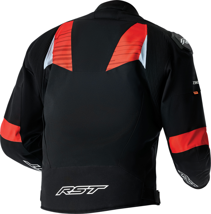 Rst 556-3640242 103640F.RED-42 TRACTECH EVO D3O JACKET BLACK/FLO RED TEXTILE MD