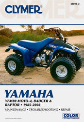 Clymer Repair Manual Yamaha Badger - CM4992 Yamaha 80 Moto 4 / 80 Badger / Raptor 80 4x2 / YFM80W Raptor 1992-2008