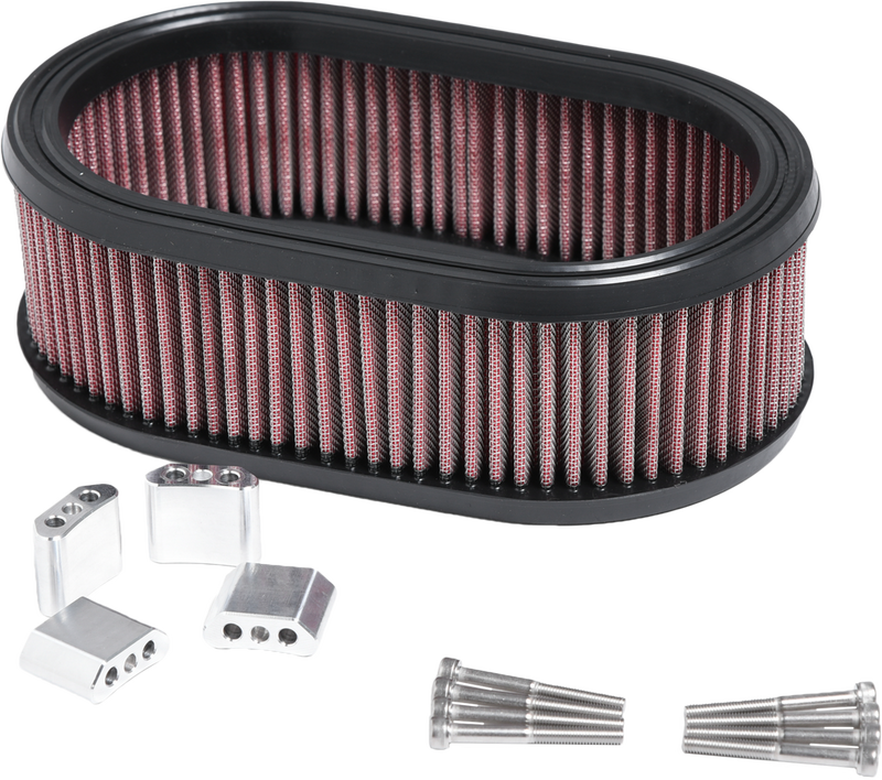 Kens Factory 563-03131 NXT-HIM NL HI FLOW AIR FILTER AC KIT RAW