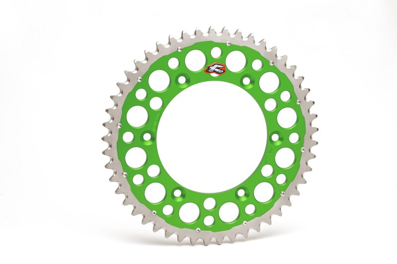 Renthal 1120-520-51GPGN 04-23 Kawasaki KX 125/ 2-Stroke/ X/ XC/ KX450XCRear Twinring - Green 520-51P Teeth - User 1