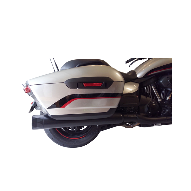 Tab Performance 4" B.A.M. Stick Exhaust Pipes | Black | Yamaha - Chrome Slash Tips, No Baffles 311-2290-C-NB