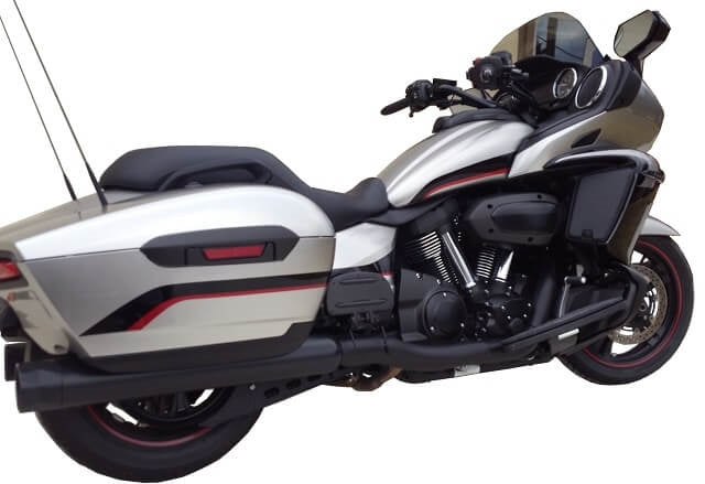 Tab Performance 4" B.A.M. Stick Exhaust Pipes Black Yamaha Using Stock Or Other Tip, Non - 311-2290-N-NB Yamaha Star Eluder / Star Venture 2020-2021