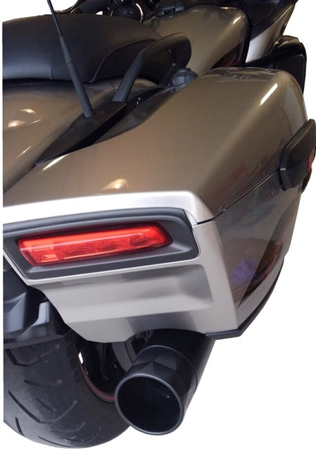 Tab Performance 4" B.A.M. Stick Exhaust Pipes Black Yamaha 4" Black Straight Cut Tip, - 311-2290-B2-NB Yamaha Star Eluder / Star Venture 2020-2021