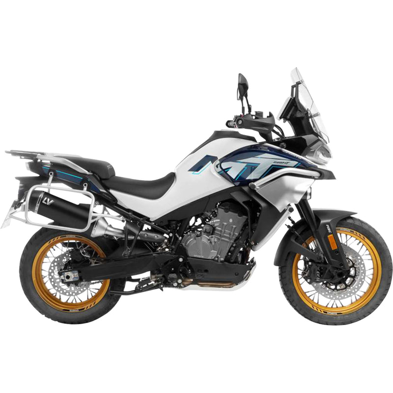 Leovince LV-14 Black Edition Muffler - 15618BU For KTM 890 Adventure / 890 Adventure Rally / 790 Adventure 2021-2025 | Husqvarna Norden 901 2022-2025