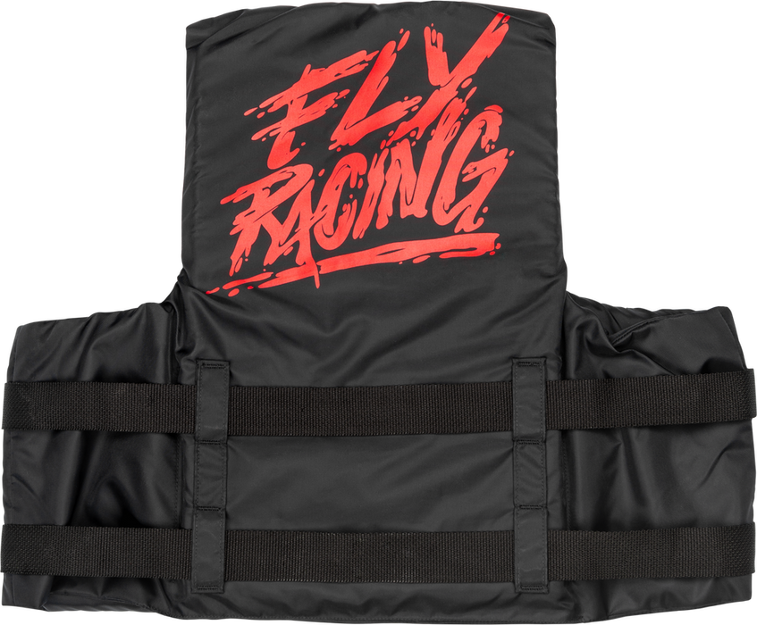 Fly Racing 221-304102X 221-304102X NYLON FLOTATION VEST BLACK/RED 2X