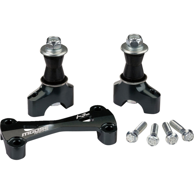 MOOSE OFFROAD 0602-1404 10.331.F.AN MX/EN Riser w/ Bar Mount Riser Kit - 35 mm - Gray