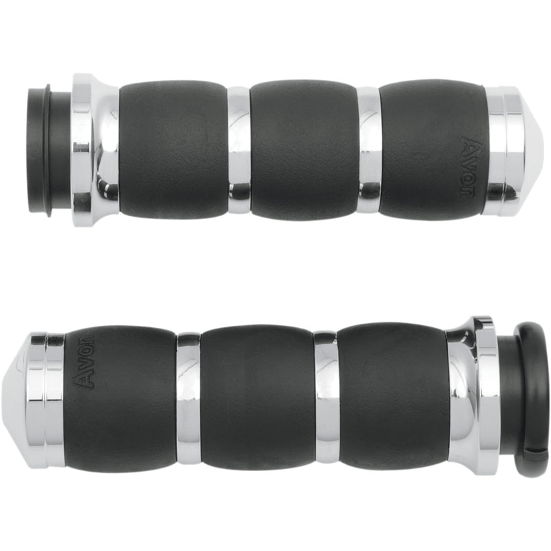 Avon Velvet Air Grips - AIR-93-FLY For Harley Motorcycles 2008-2024