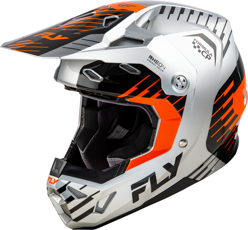 Youth Formula CP Slice Helmet Grey/Orange/Black Yl