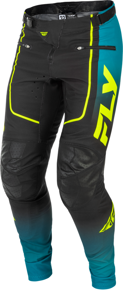 Fly Racing 379-06538 379-06538 RAYCE BICYCLE PANTS TEAL/BLACK/LIME SZ 38
