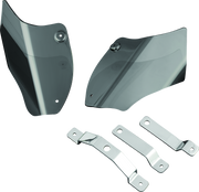 Kuryakyn 1186 Saddle Shields Heat Deflectors 00-17 Softail Smoke - Photo - Primary