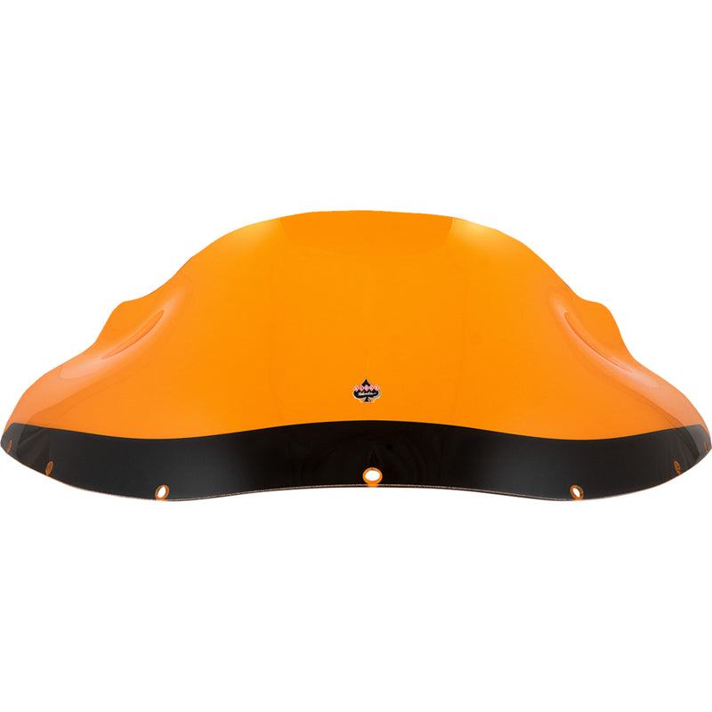 KLOCK WERKS 2310-0775 KWW-02-0612 Kolor Flare™ Windshield - 9" - Orange - FXRP