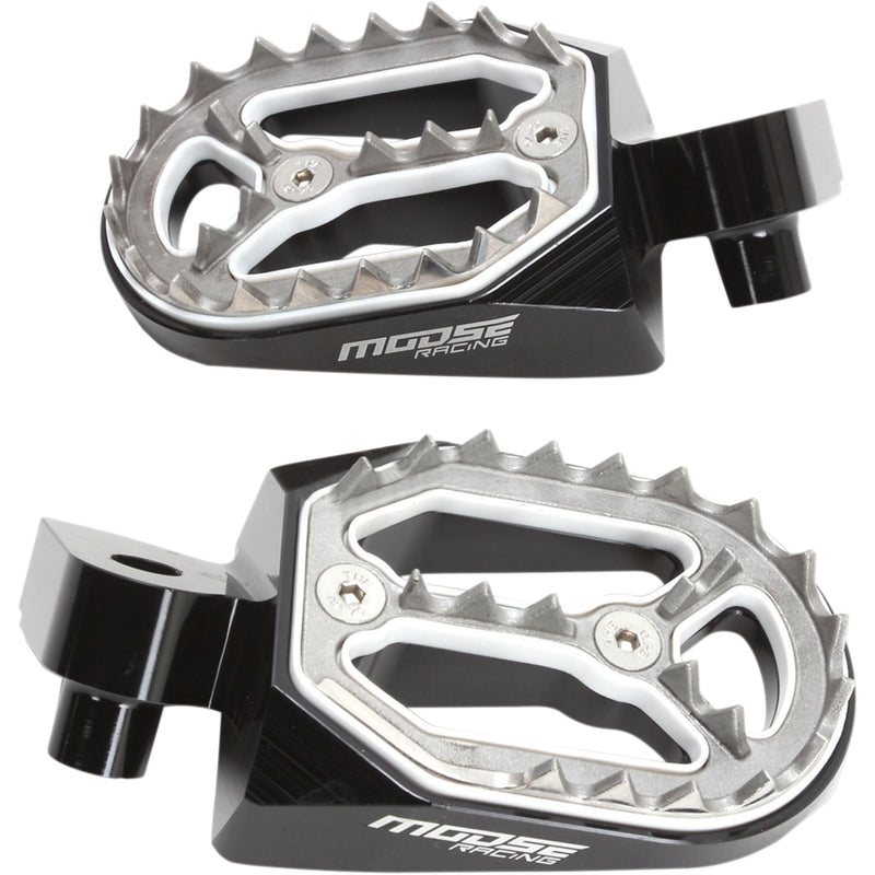 Moose Offroad Qualifier Footpegs - P17-44A6B For Yamaha Dirt Bikes 1997-2025 | Gas Gas Dirt Bikes 1997-2017