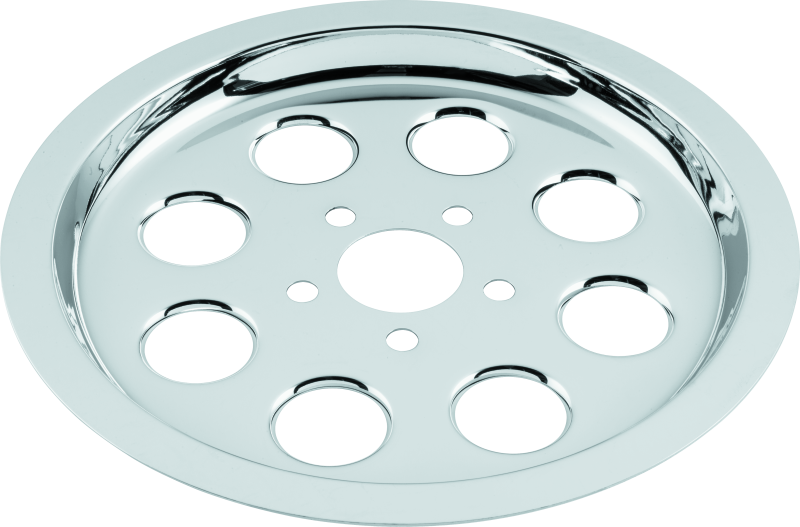 Bikers Choice 493393 84-99 Big Twin Chrome Pulley Cover 70 Tooth Replaces H-D 91733-85 - Photo - Primary
