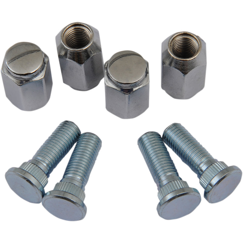 MOOSE OFFROAD 0213-0735 85-1002 Wheel Stud/Nut Kit front/rear - '18-'24 450/700 kodiak eps/'17-'24 700 grizzly eps